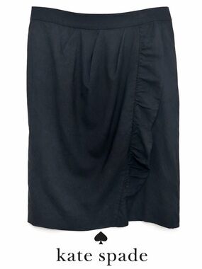 kate spade Black Skirt‎ Wool